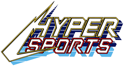 Hyper Sports logo for Commodore 64